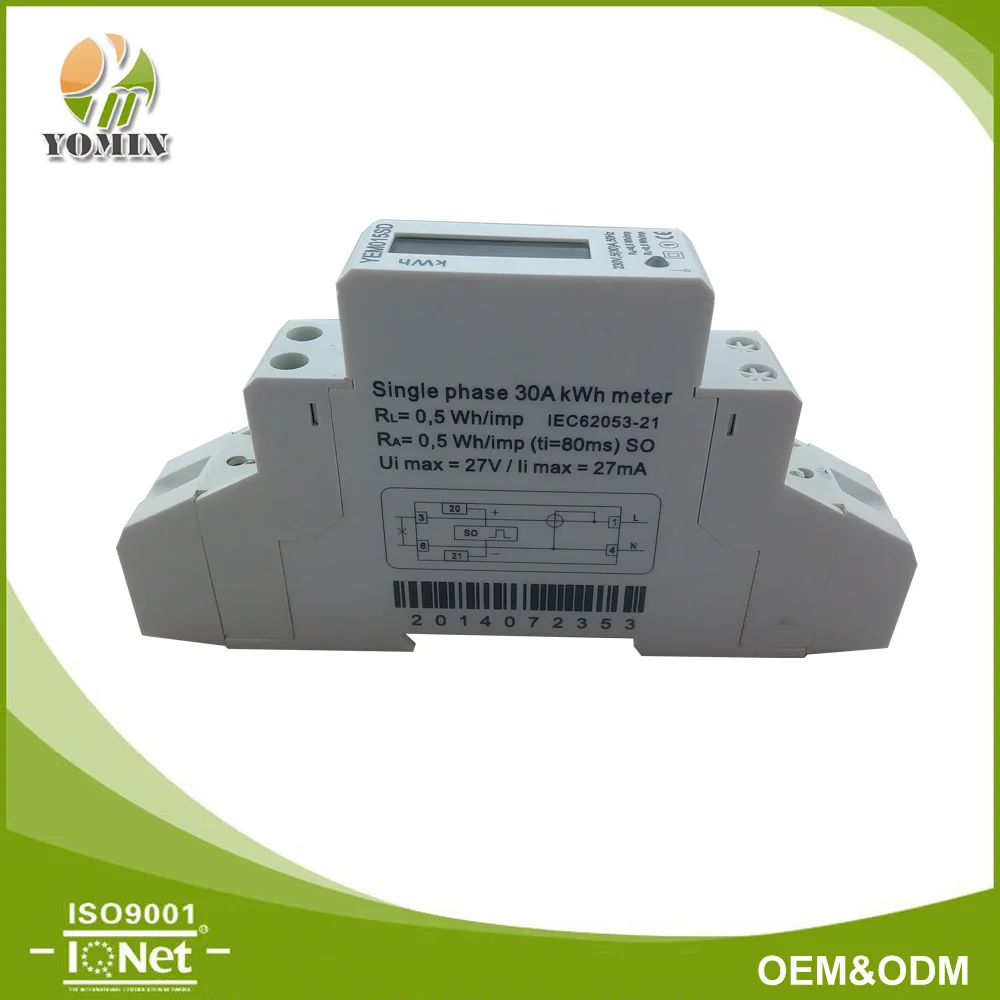 Завод Маленький Однофазный Нормальной Сети Active Energy Meter/Чистые Замеры YEM015SD