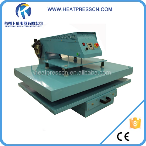 Patches Print FZLC-B5 Pneumatic Garment Press Machine,iron Provided B5 CE Certificate Flatbed Printer Automatic Heating Platen