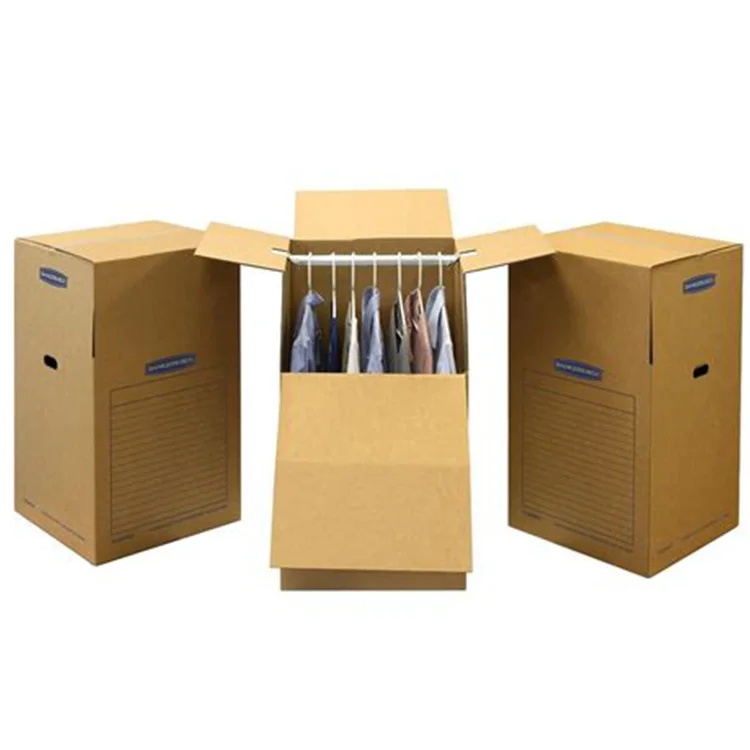 World best selling products economic custom sturdy corrugated wardrobe box folding box