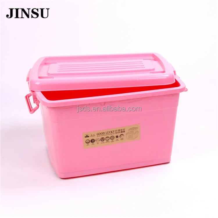 Лучшие продажи большой пластиковые ящики с ручкой homeuse коробка для хранения