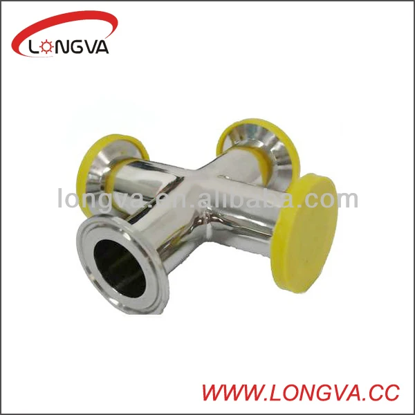 Manufacturing Sanitary Stainless Steel 304 316L Cross Welding Pipe Fitting Cross fitting
