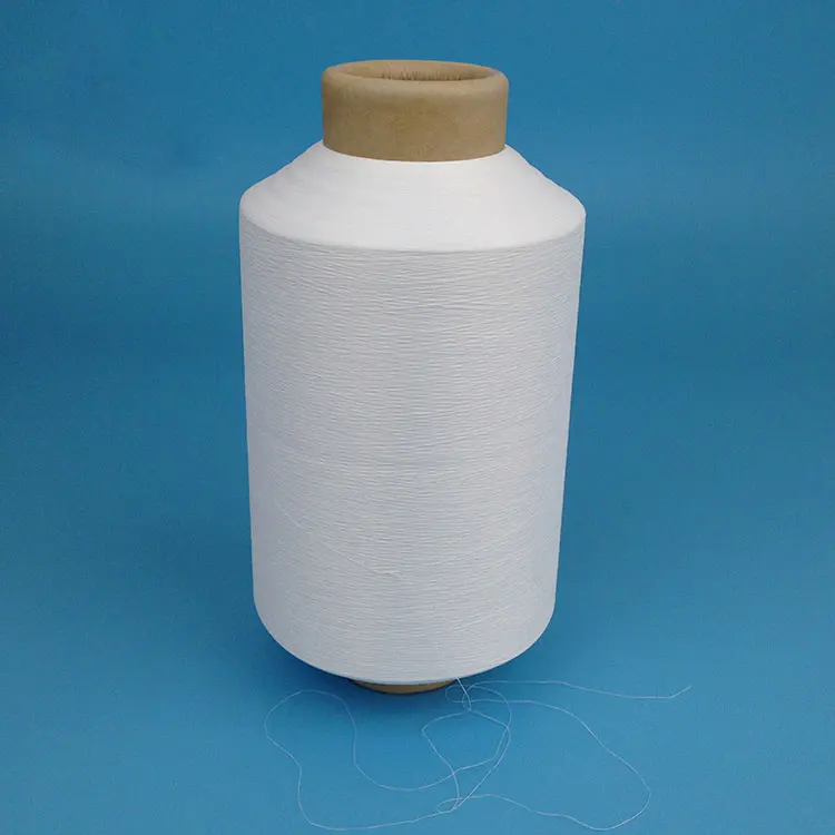 
100% Polyester Semi Dull Dyed Color Twist yarn for knitting fabric, label, seamless knitting 