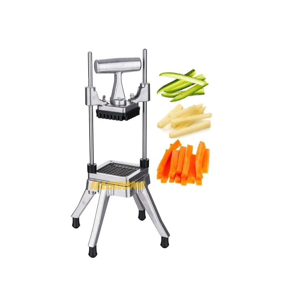 commercial Aluminum 1/2 inch manual vegetable fruit cutter /easy chopper