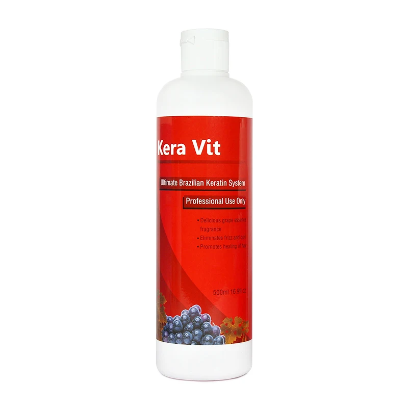 Kera Vit Brand Organic Hair Straightener Cream Keratin Treatment 8%