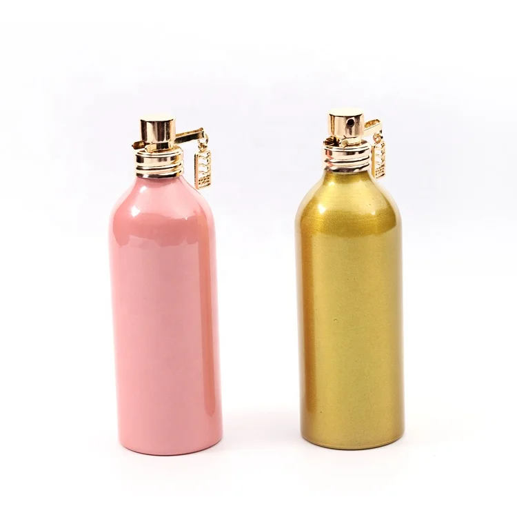 Custom Color Hot Selling Top Quality Mirror Finished Surface Electroplating Aluminum Perfume Bottle