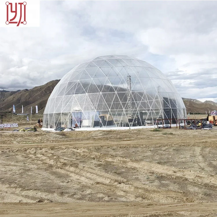 Большой коммерческих свадебные Открытый геодезический купол палатки для 100 человек
