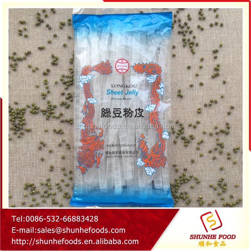 Refined Haccp/Iso Penne Lisce Dried Low Fat Mung Bean Wide Vermicelli