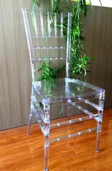 Wholesale plastic wedding Party Chairs Transparent Chiavari Chair clear Resin Chiavari Chair
