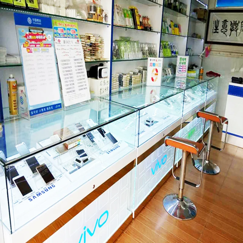 Заводского изготовления сотовый телефон витрина аксессуаров витринный шкаф со стеклянными дверцами