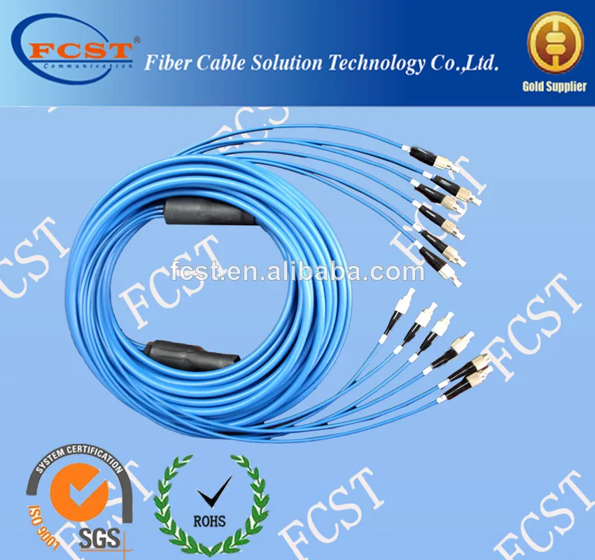 8 ядер бронированных волоконно-оптических патч-корд