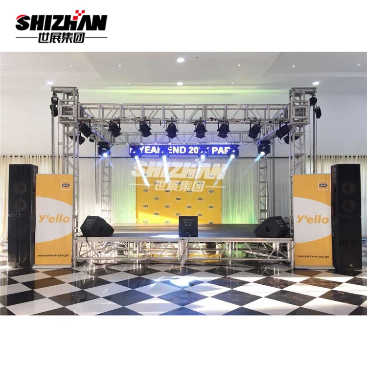 Aluminum Lighting Speech Stage Space Roofing Truss Structure