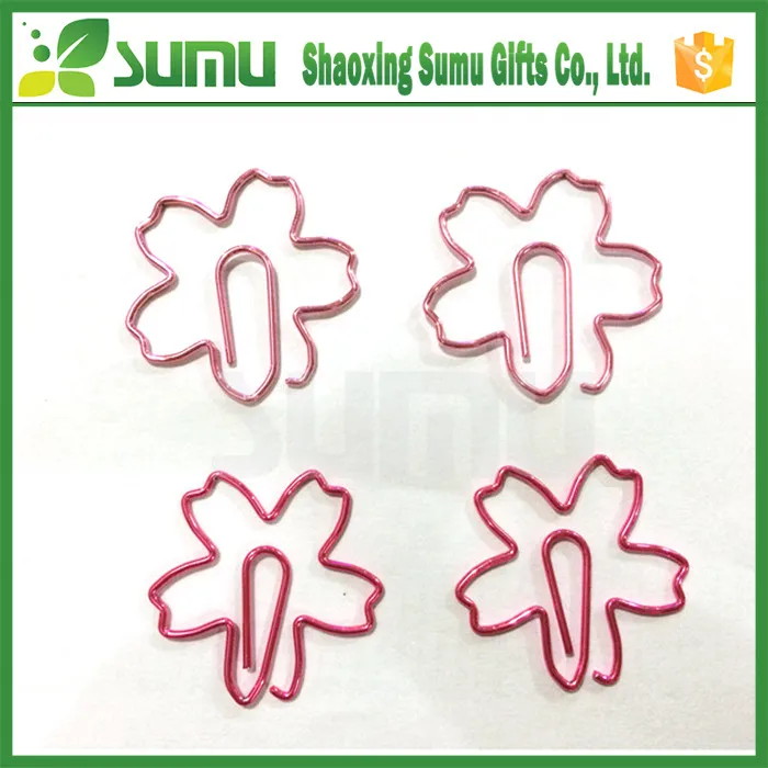 Custom Logo Shaped Stainless Steel Flat Metal Paper Clip