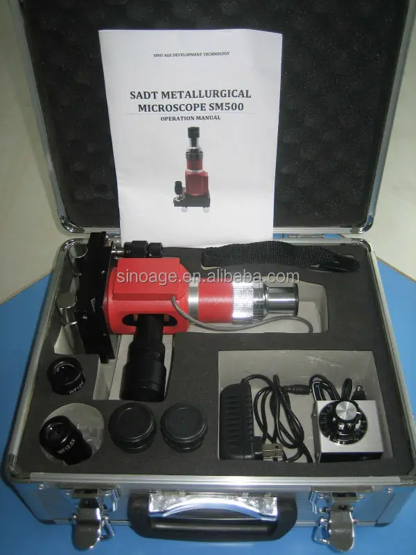 Portable Metallurgical Microscope SM500,used both in laboratory and in situ