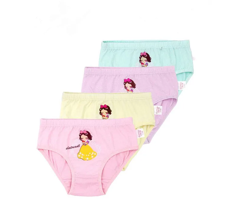 
2019 hot sale fashion kids thong underwear breathable cotton fabric for girls 