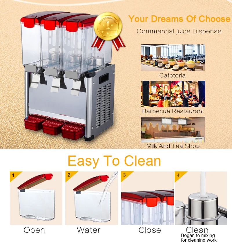 Cold drink juice making machine for hotel and restaurant with CE