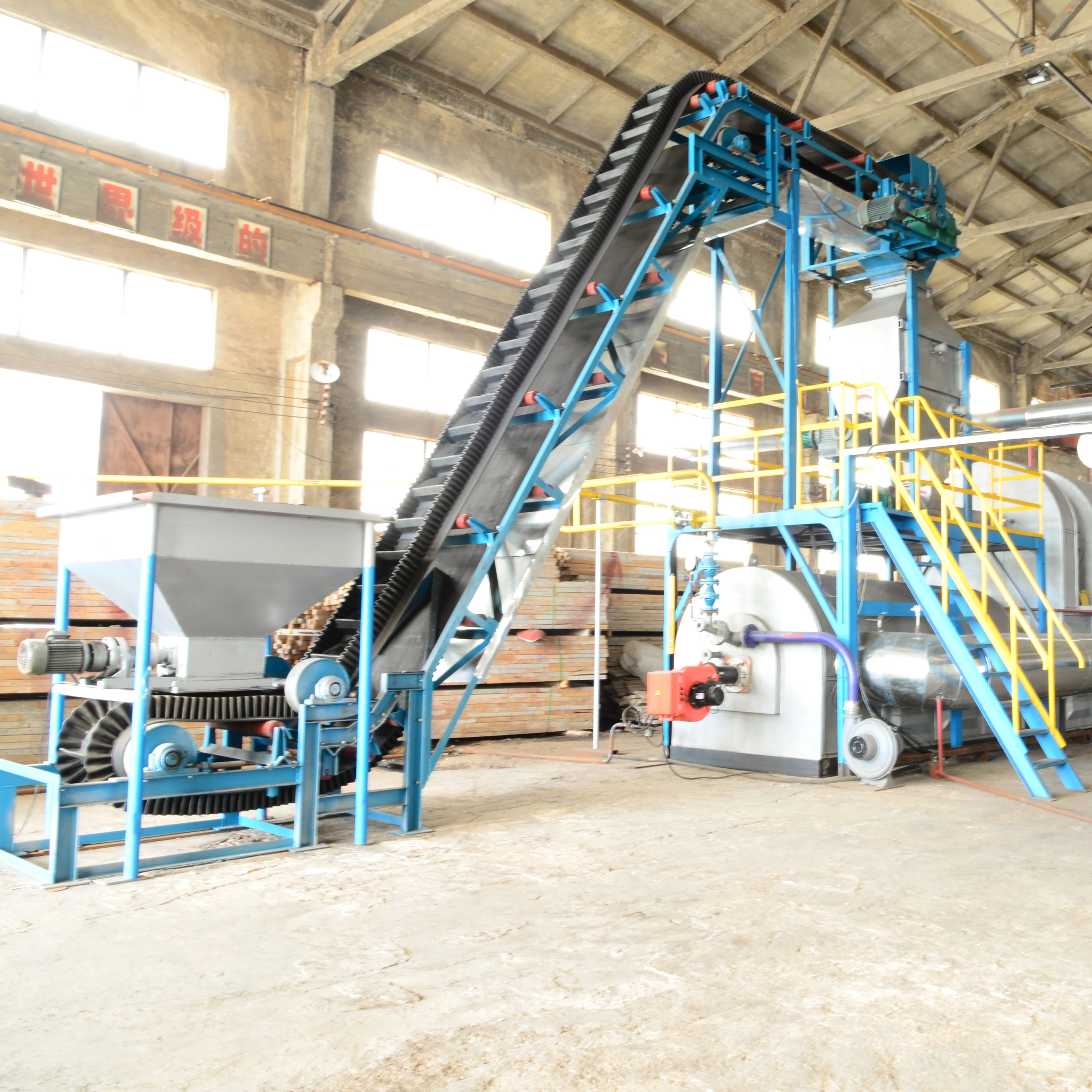 
Fully Continuous Waste Tire Plastic pyrolysis equipment 