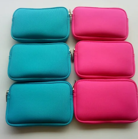 Неопреновый мини-кошелек на заказ мягкий кошелек сумка с застежкой-молнией для монет/денег/ключей