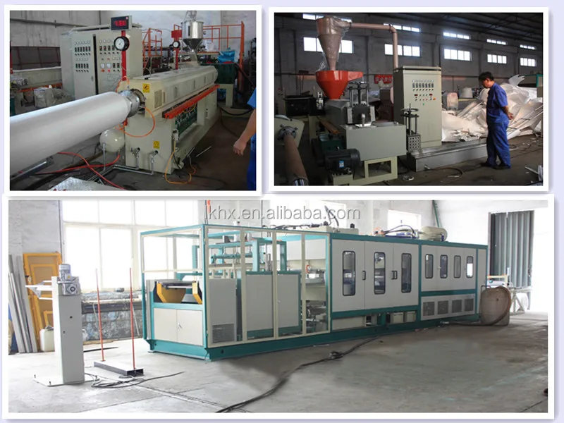 Automatic PS Foam Disposable Container Making Machine Take Away Food Box Forming Machine
