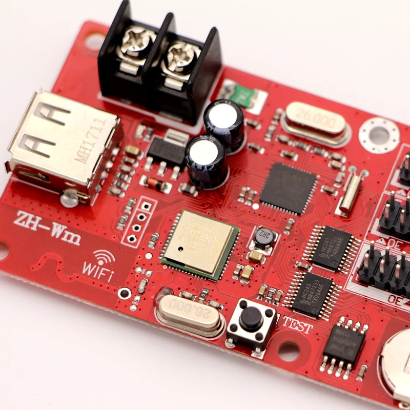 Free Led Display ZH-Wm WiFi Control Software Led Control Card, Send Dada by Phone