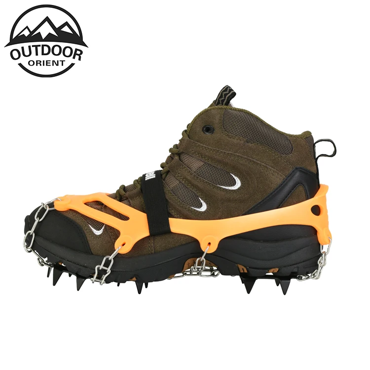 
8/10/12/14/18 tines teeth Ice Snow Crampons Ghat Non-Slip Spikes Shoes Boots Grippers Crampon Walk Cleats outdoor sports hiking 