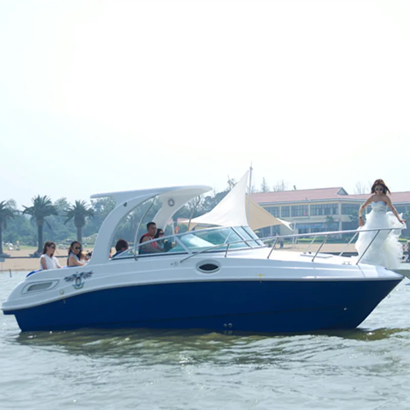 8.5m China Factory High Speed Cabin Passenger Fiberglass Fishing Boat