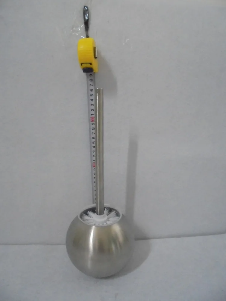 Premium Spherical Hotel Cleaning Supplies Stainless Toilet Wash Brush