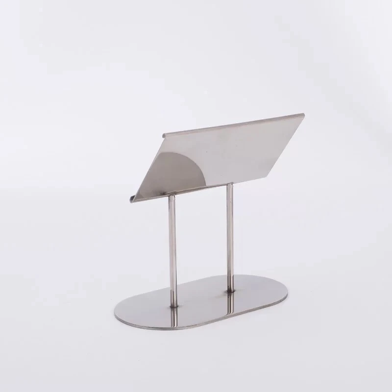 Customizable Stainless Steel Restaurant Buffet Tag Holder