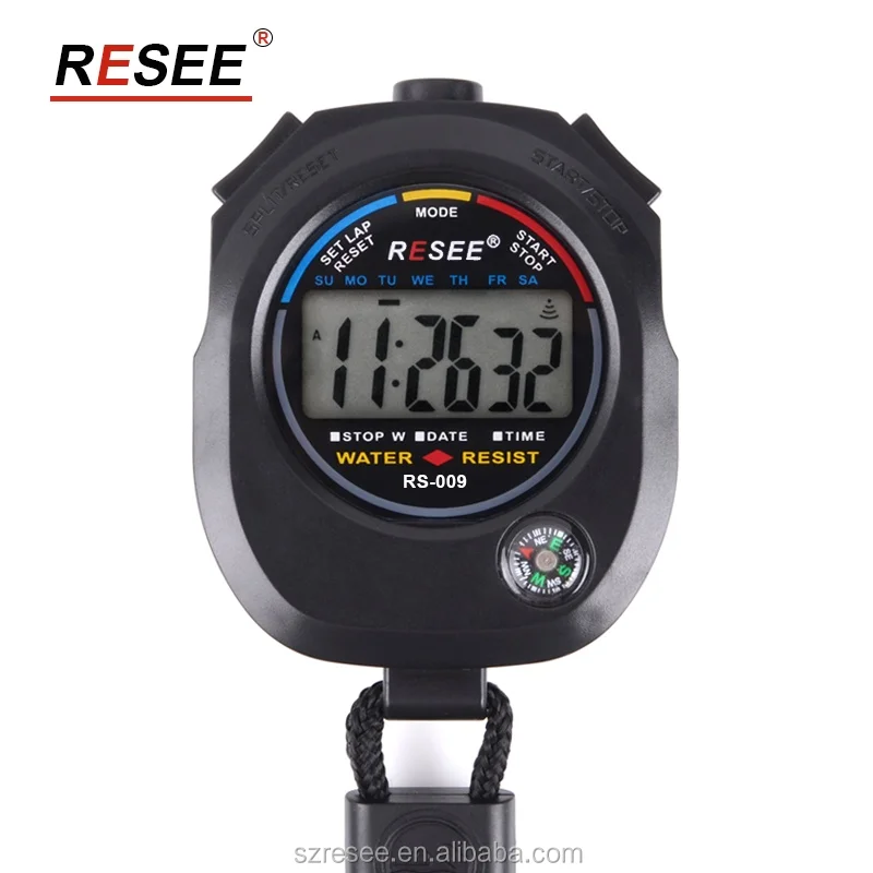 
High Quality Interval Meditation Electric Stopwatch Timer with Alarm 12-hour or 24-hour Time Display 7.5*6.2*2.0cm CE&ROHS , FCC 