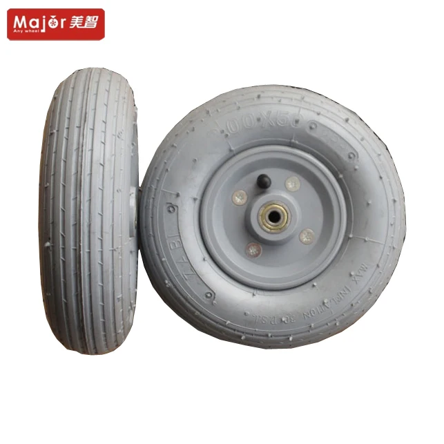 200x50mm mountain board/electric scooter/skateboard wheels pneumatic rubber tyre