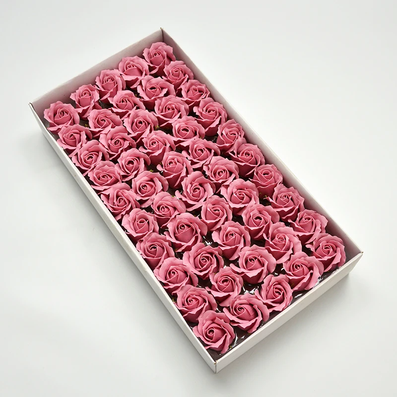 
Artificial rose for wall decoration decorative soap flowers are popular for use in gift boxes 