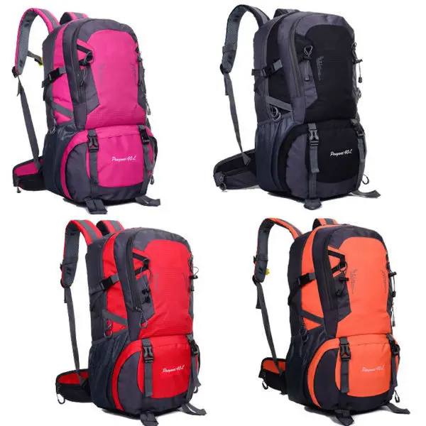 colourful hiking sports backpack outdoor bag for women