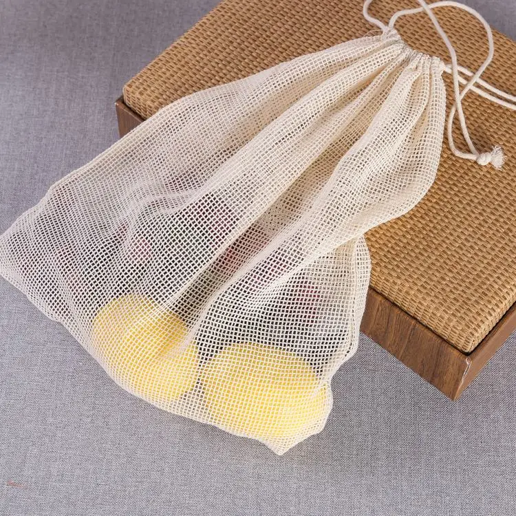 
12Pcs Reusable Mesh Produce Bags Washable Eco Friendly for Grocery Shopping and Storage Fruit Vegetable and Toys Set 