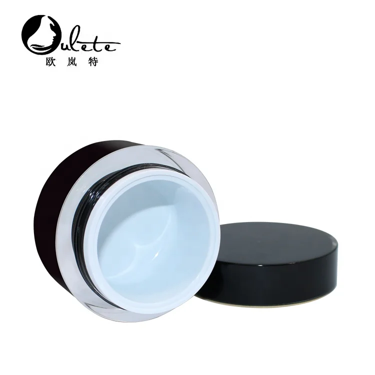 5 г 15 г 30 г 50 г матовый черный сделанный на заказ баночка для УФ-геля горячая Распродажа пустая банка для лака для ногтей