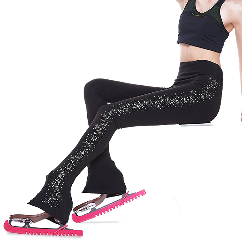 LIUHUO Figure Skating Pants Training Girls Costumes Flashing Diamond