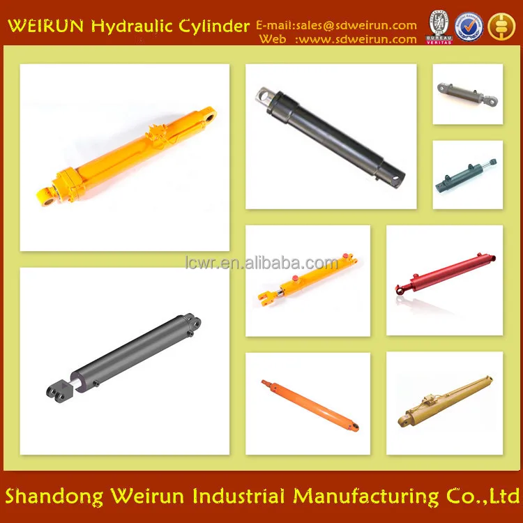 forklift and tractor loader double acting hydraulic cylinder price in Shandong China