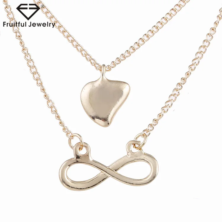 NKEL Custom Golden 8 word letter with initial accessories zinc alloy charm double layer clasped snake bone necklace