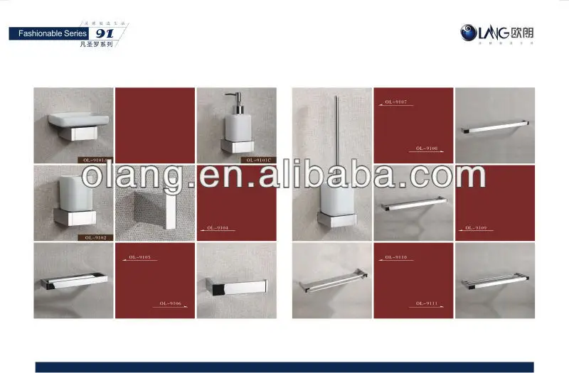 
Brass bathroom accessories OL9100 series 
