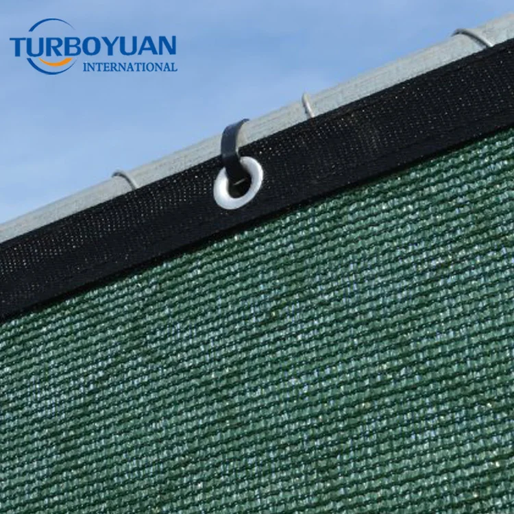 China supplier of hdpe plastic privacy fence screen net outside Logo printed plastic windscreen fence mesh