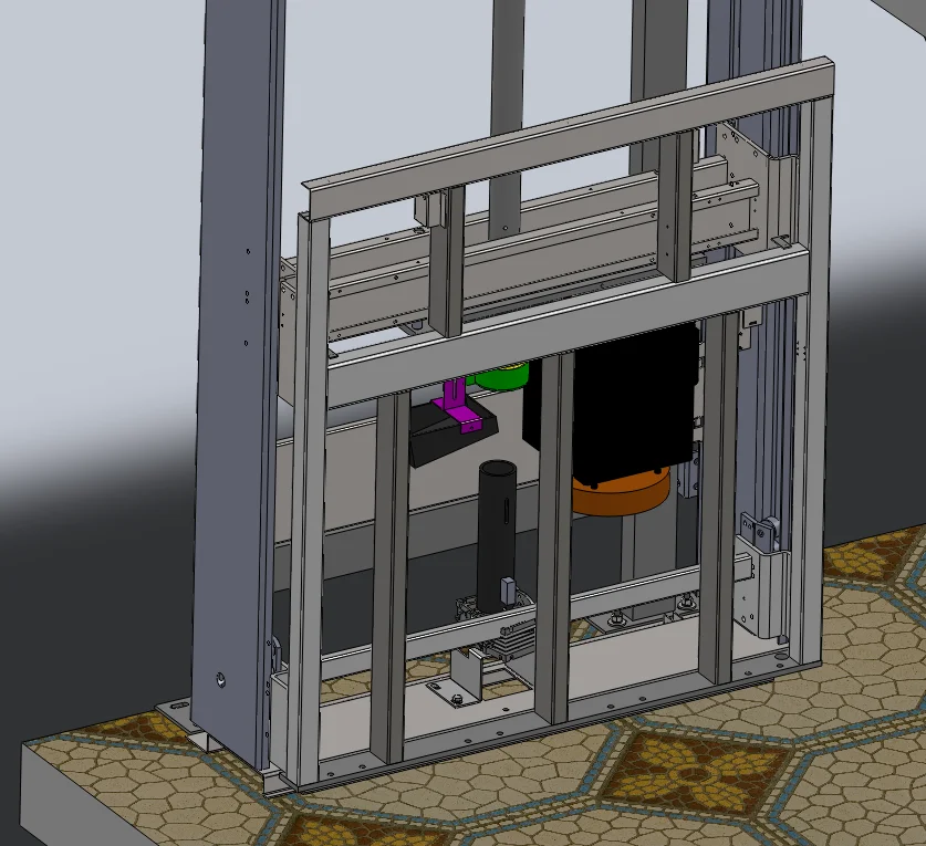 400kg Platform home elevator screw platform home elevator