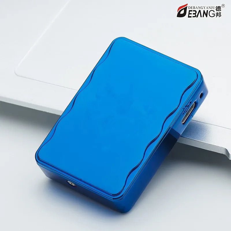 DEBANG usb lighter Windproof Rechargeable Flameless Cigarette No Gas electric Lighter