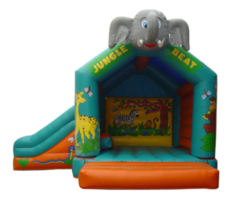 Funny pattern inflatable bouncy house for kids inflatable jumping castle china panda for kids to play