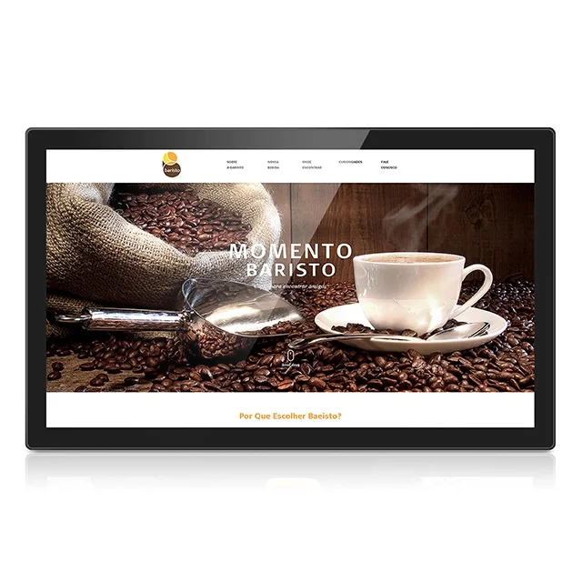 WF2402T 24 inch Digital Signage Advertising Display Android RK3288 POE Tablet Wall Mount Tablet Ads Player