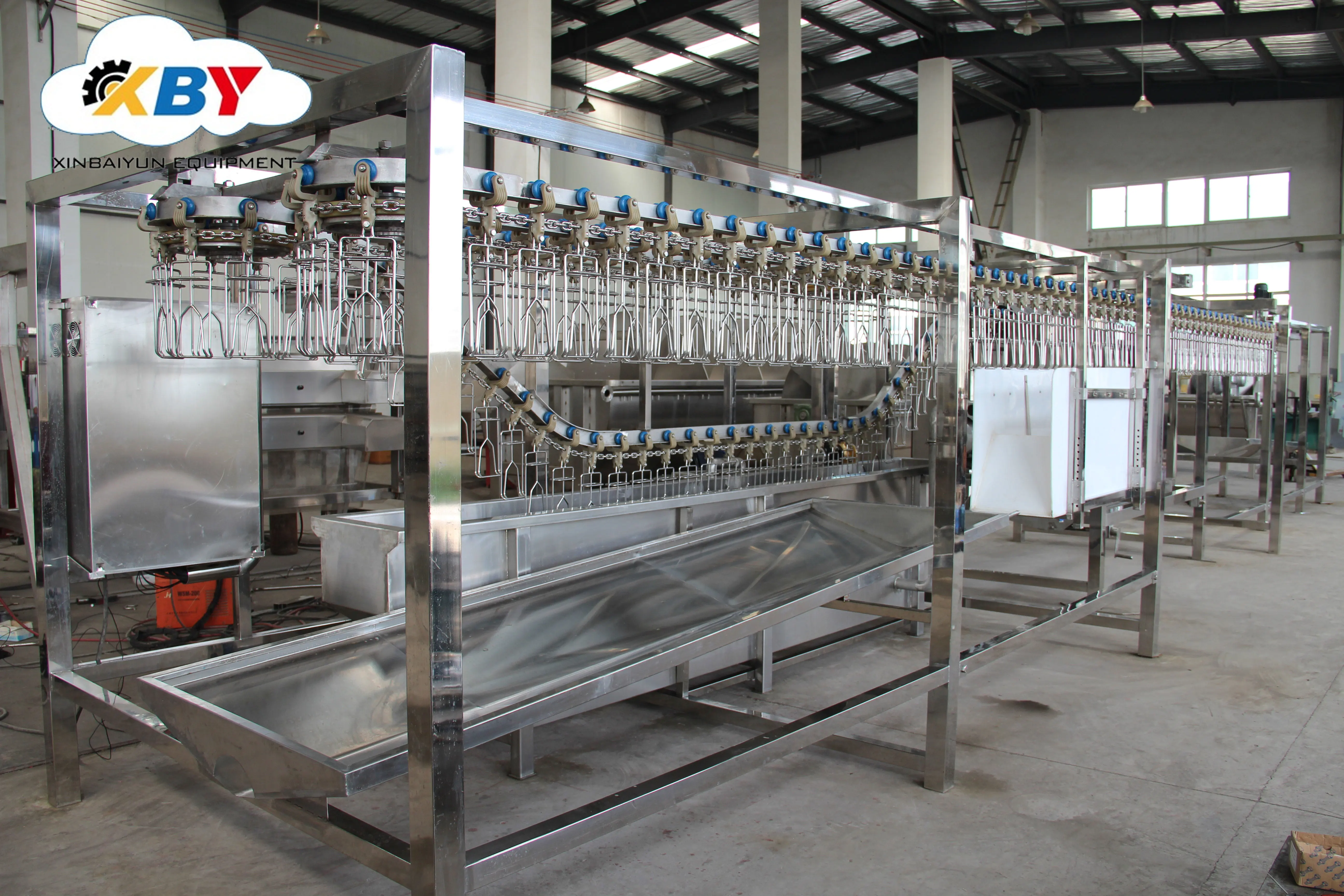 
Used to Poultry chicken duck goose abattoir machine / slaughtering machine /processing equipment line 