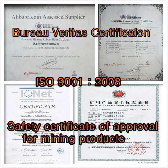 резиновой конвейерной ленты для песка& гравий