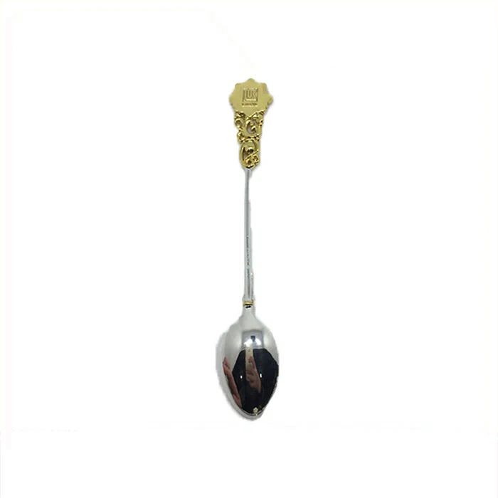 Customized Gold Bronze Silver Decorative Tea Spoon