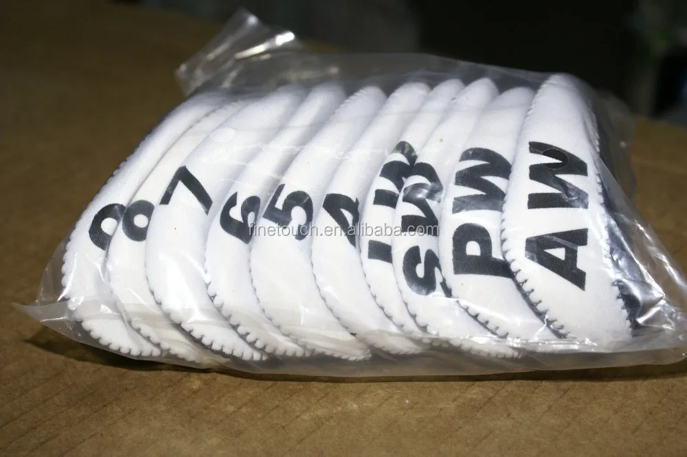 high quality neoprene golf iron cover