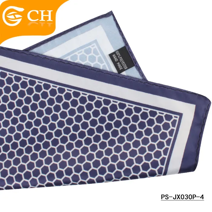 Недорогие высококачественные мужские шестигранные носовые платки из 100% полиэстера с