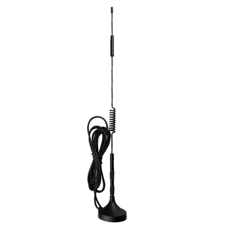 3G 4G LTE CDMA GPRS GSM magnetic sucker antenna 8dbi with SMA male connector, H 14 inch D 1.7 inch large size sucker antenna