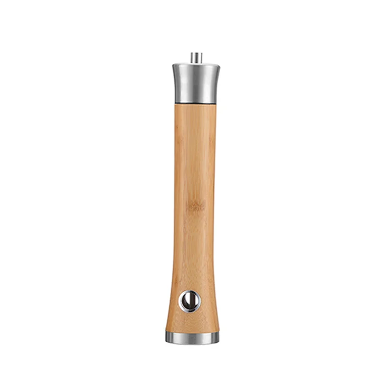 Eco-Friendly Customizable size Manual Bamboo Pepper Grinder