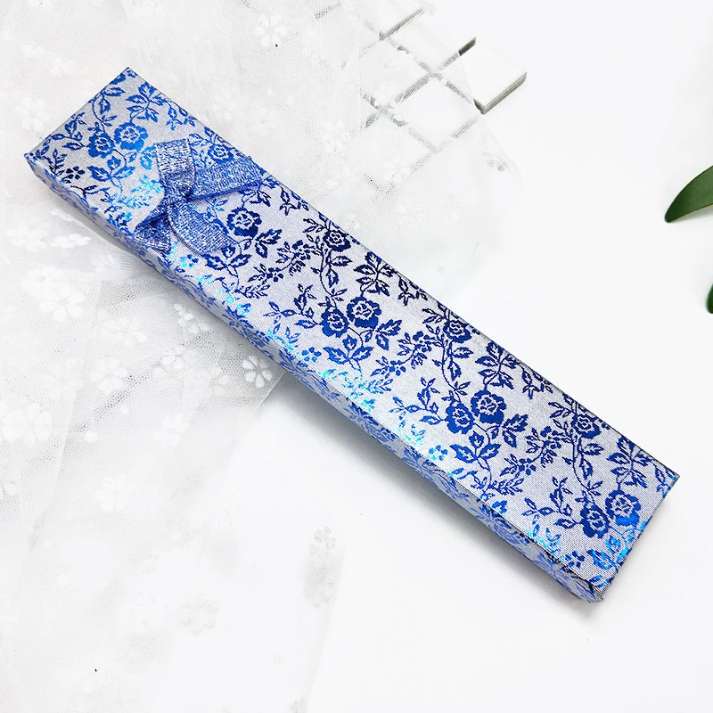 wholesale colorful Cardboard necklace box paper Custom Logo Printed pearl necklace box handmade recoverable necklace gift box